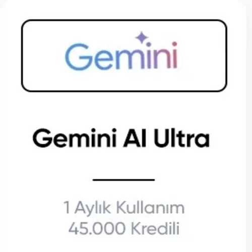 Google Gemini ULTRA 45.000 KREDİ + FLOW+VEO 3.1